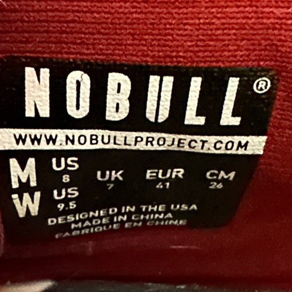NOBULL Women's Burgundy Sneakers - Picture 6 of 7